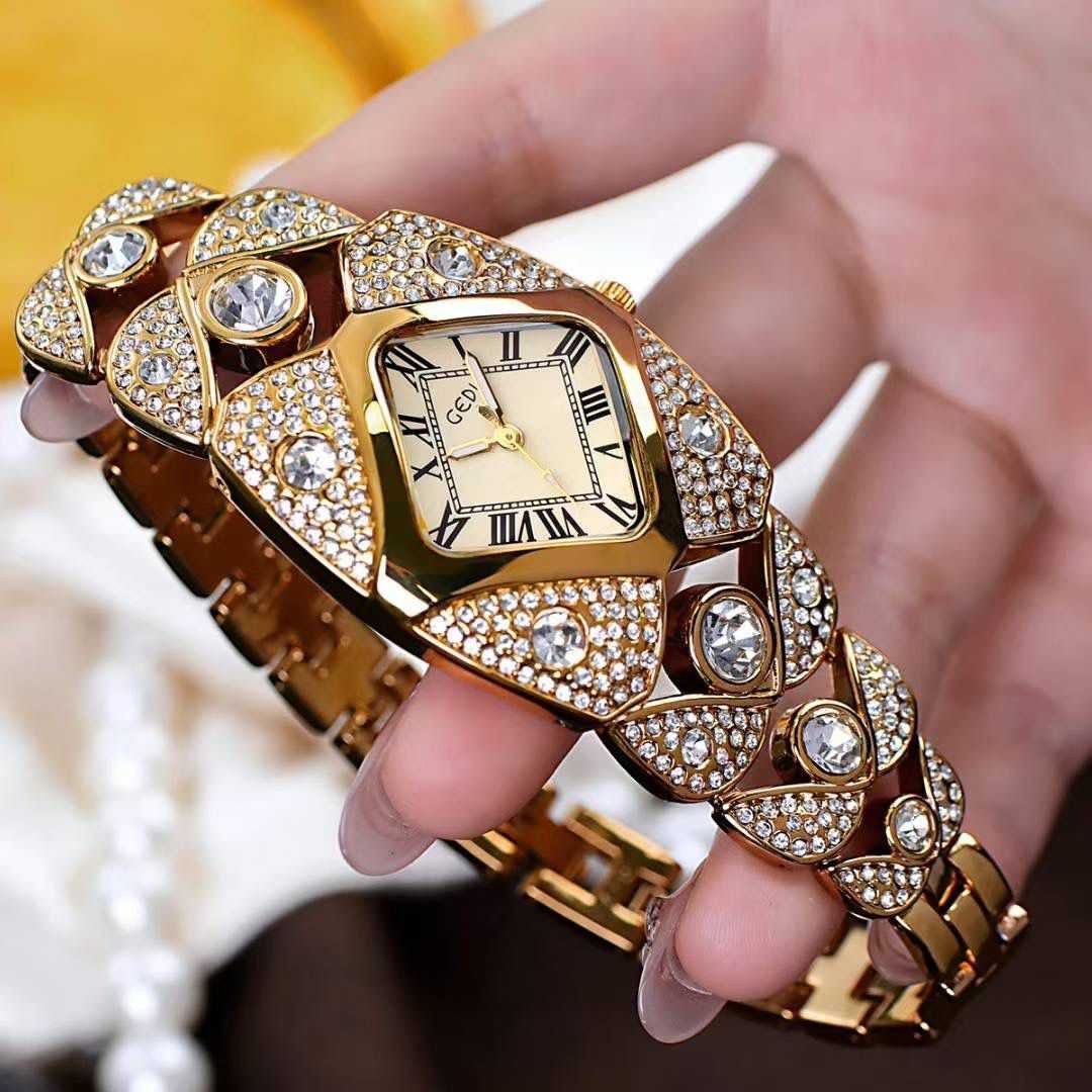 Women’s Diamond Luxury Watch – Elegant Ladies Wristwatch