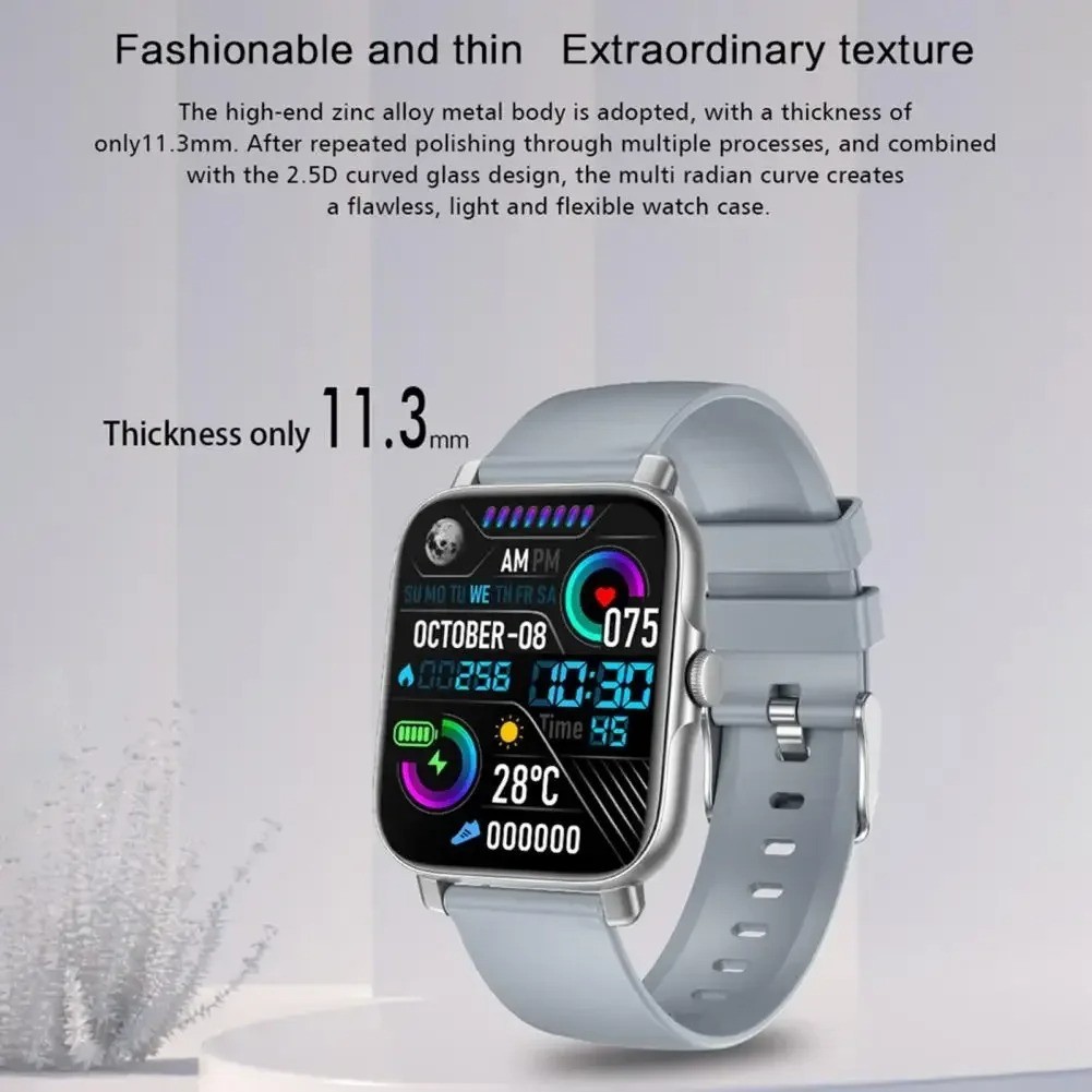 Original GT30 Smartwatch Bluetooth Phone Call Smart Watch 1.69 Inch Full Touch Screen Fitness Metal Wristwatches