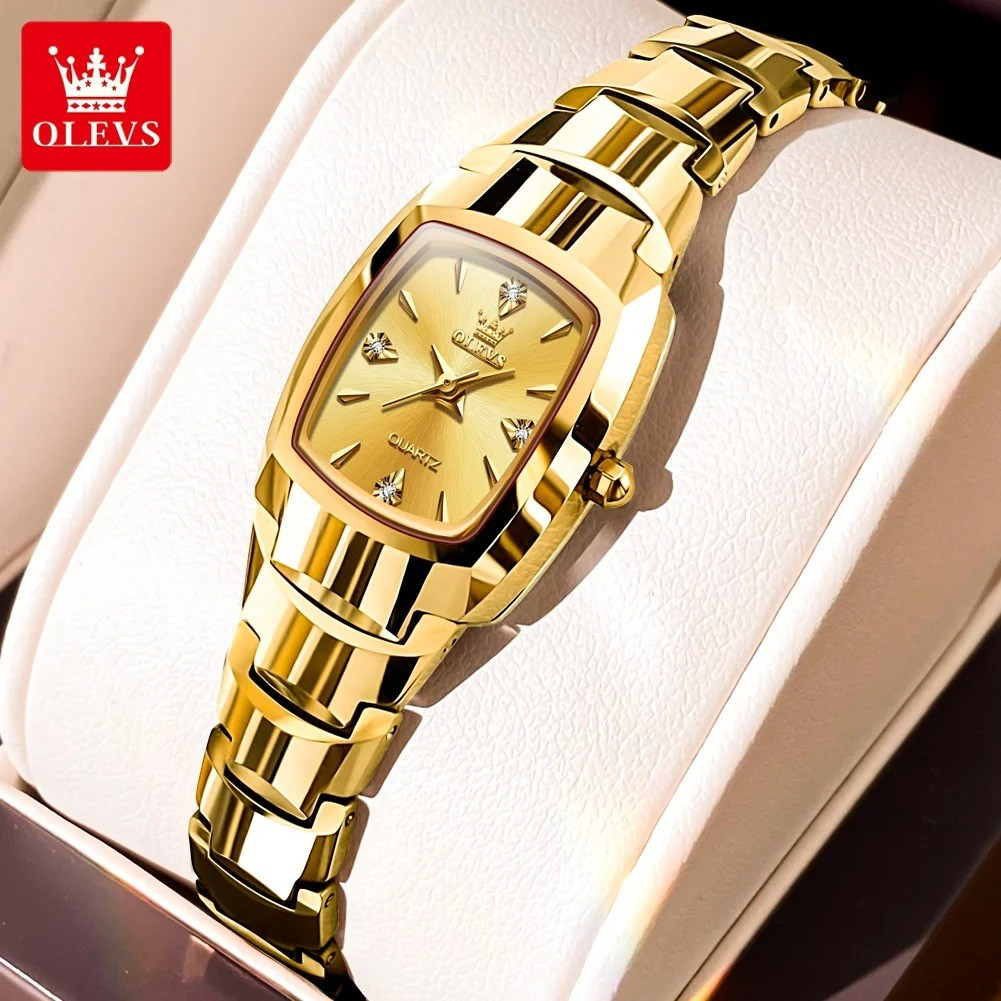 OLEVS 7006 Women’s Luxury Tungsten Steel Quartz Watch Waterproof