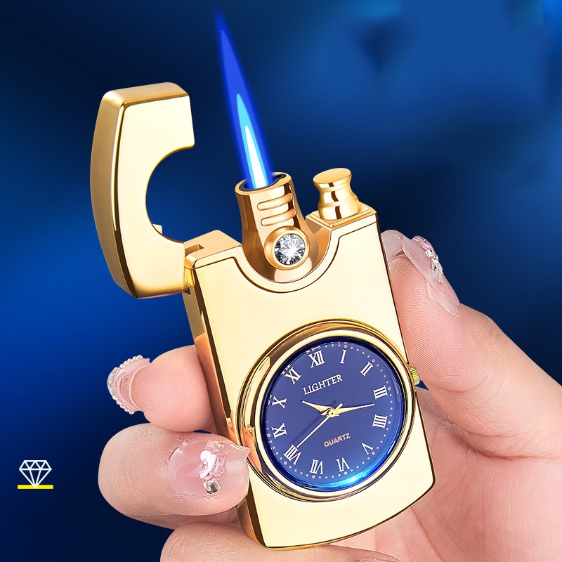 Fashion Diamond Watch Gift Lighter with Watch