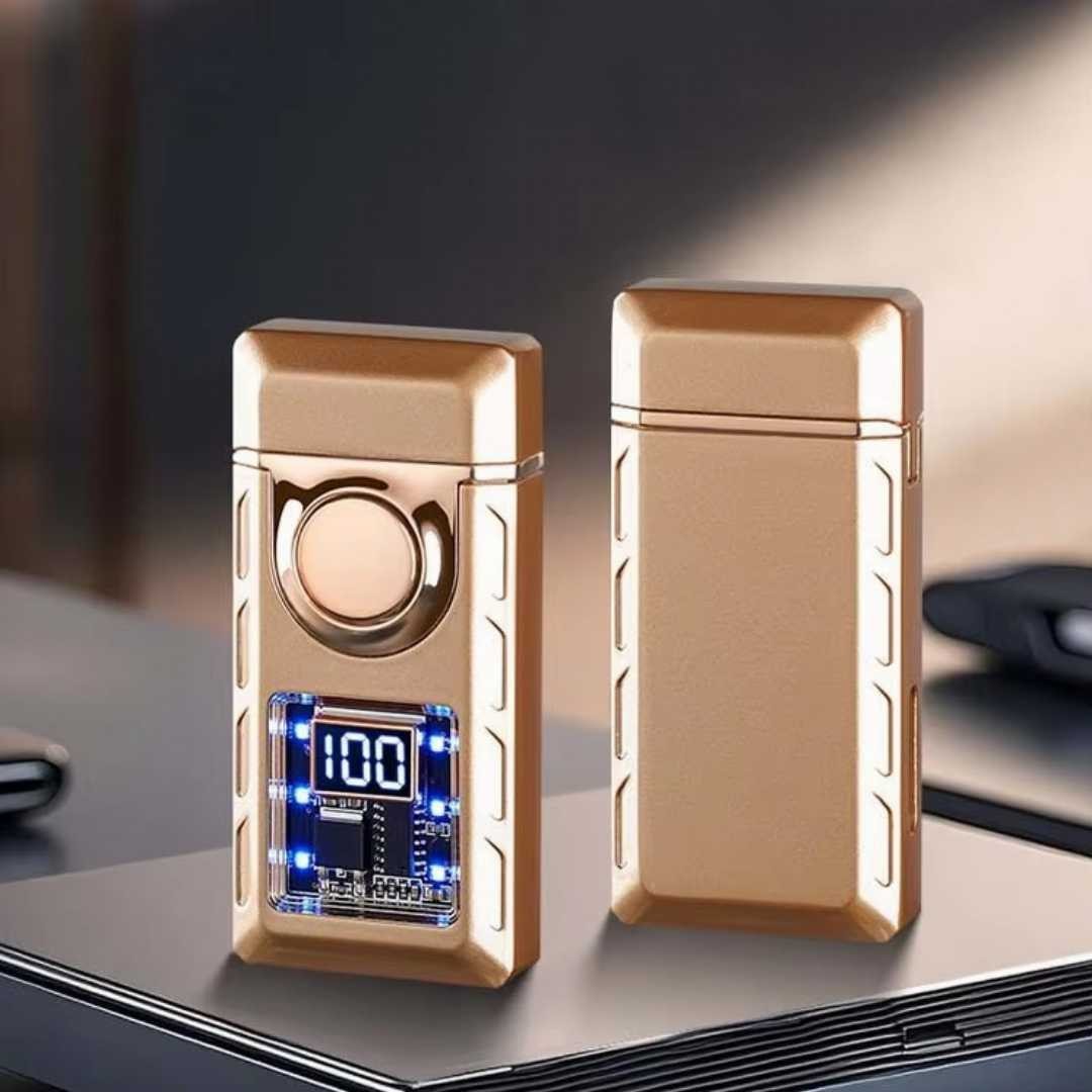 e-Button Switching Transparent Windproof Lighter Voice-Activated